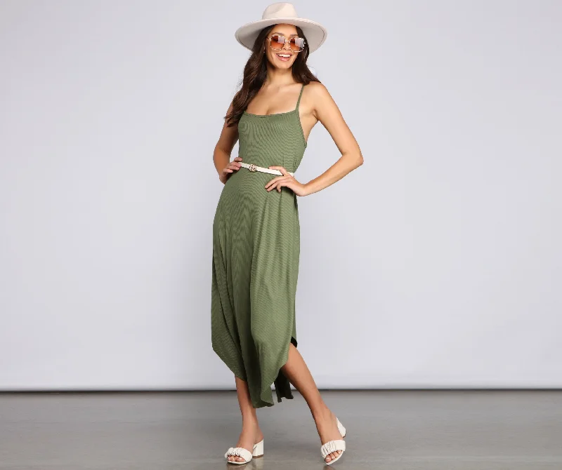 Effortless Vibes Stylish Sleeveless Maxi Dress Chic Summer Floral Maxi Dress