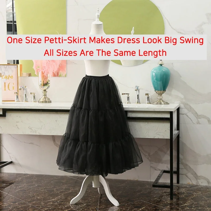 Black Petti-Skirt