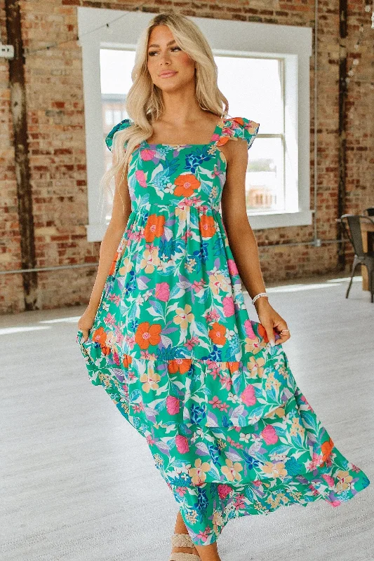 SALE - Miley Sleeveless Tiered Maxi Dress | S-XL Comfortable Flowy Maxi Dress