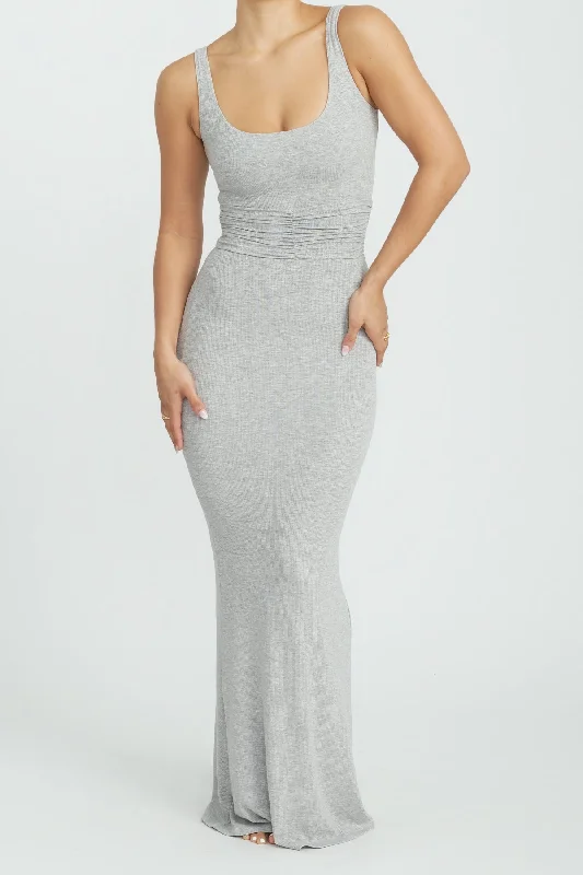 Roxi Maxi Dress - Misty Stylish Empire Waist Maxi Dress