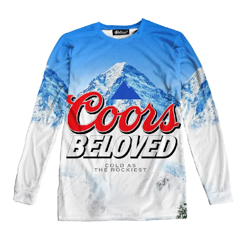 Coors Beloved Unisex Long Sleeve Tee Polka Dot Checkered Tartan