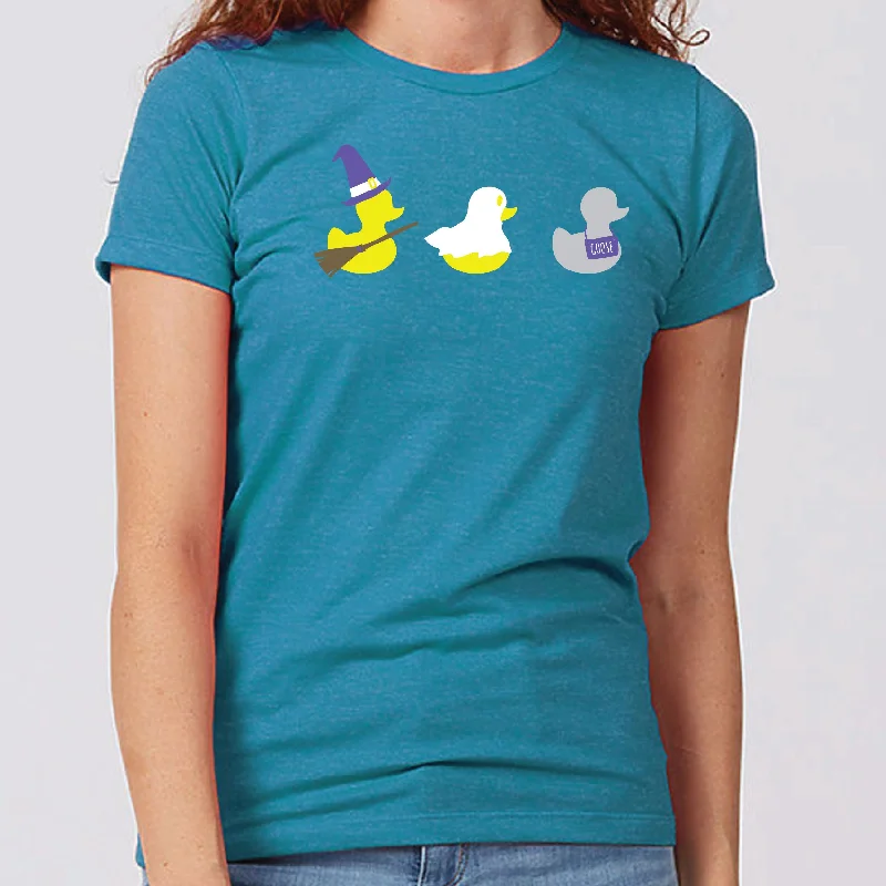 Halloween Duck Duck Grey Duck Minnesota Women's Slim Fit T-Shirt Cozy Warm Stylish