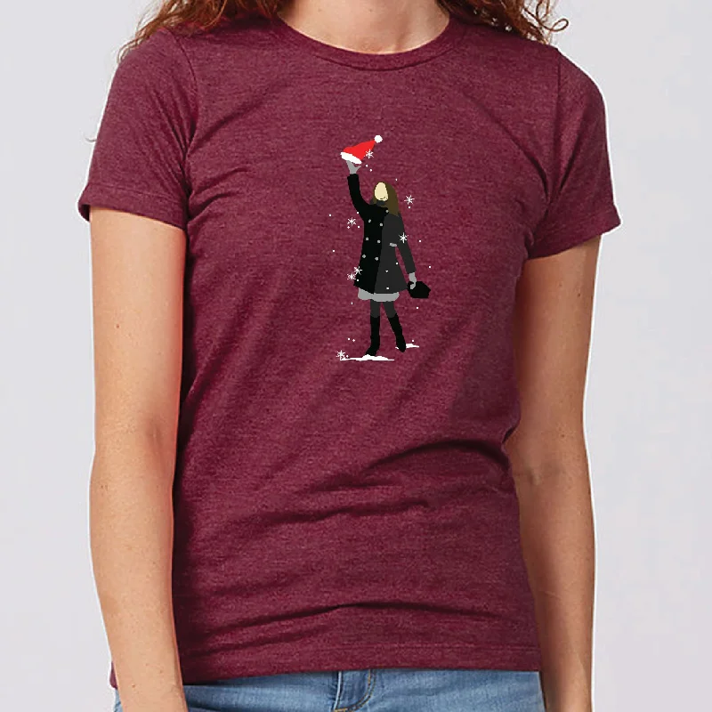 Mary Tyler Moore Holiday Minnesota Women's Slim Fit T-Shirt Modern Contemporary Chic