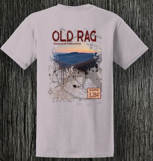 Old Rag Shenandoah National Park 100% Cotton Midweight Unisex T-Shirt Casual Formal Business