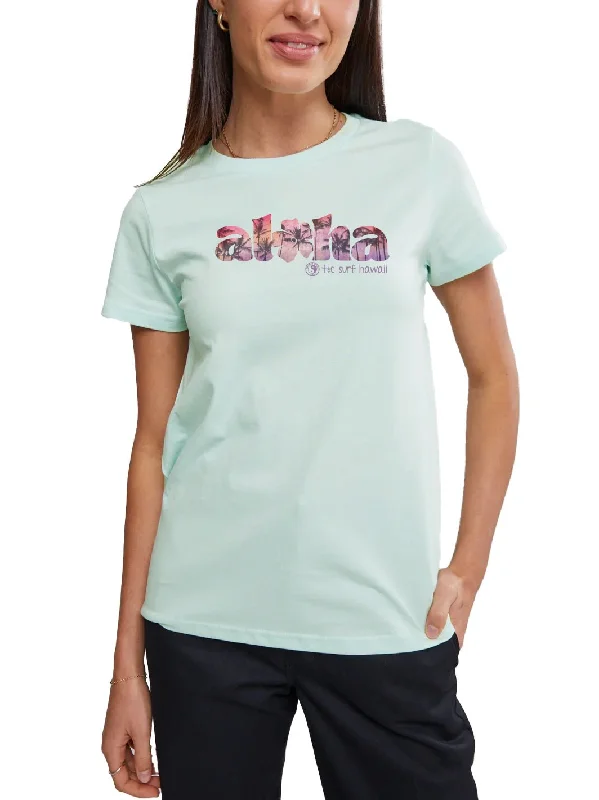 T&C Surf Aloha Kenikeni Maple Tee Satin Blend Silk Blend Wool Blend