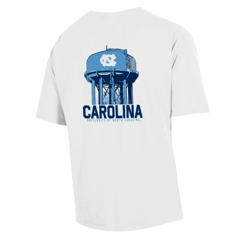 UNC Water Tower Adult T-Shirt by Comfort Wash Oversized T-Shirt Spandex breathable