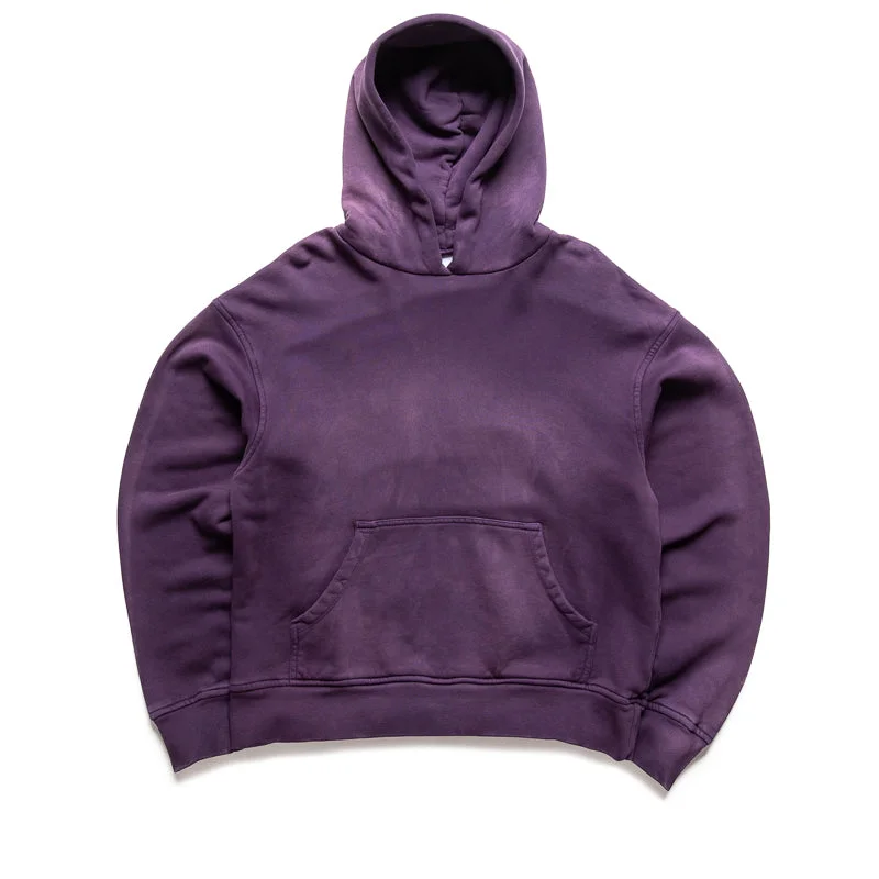 Alchemist Fringe Hoodie - Plum Hoodie with Patch Decorative Personalized