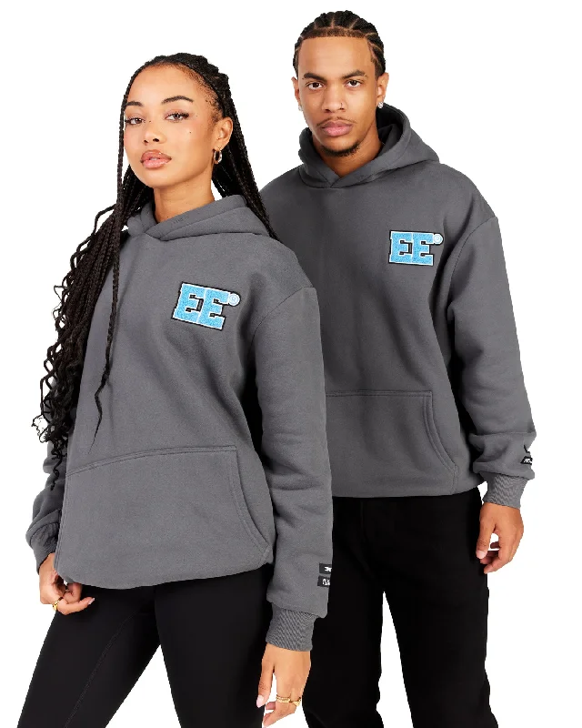 Collegiate V2 Hoodie - Cool Slate Hoodie with Logo Branding Identity