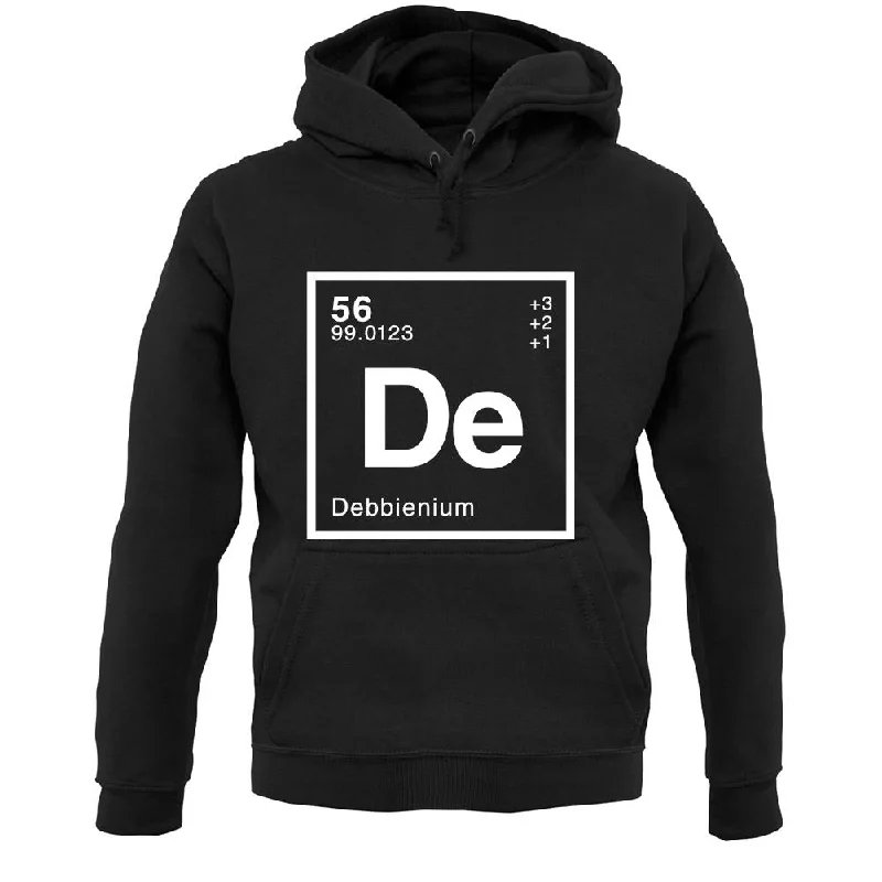 Debbie - Periodic Element Unisex Hoodie Hoodie with Mesh Breathable Sporty