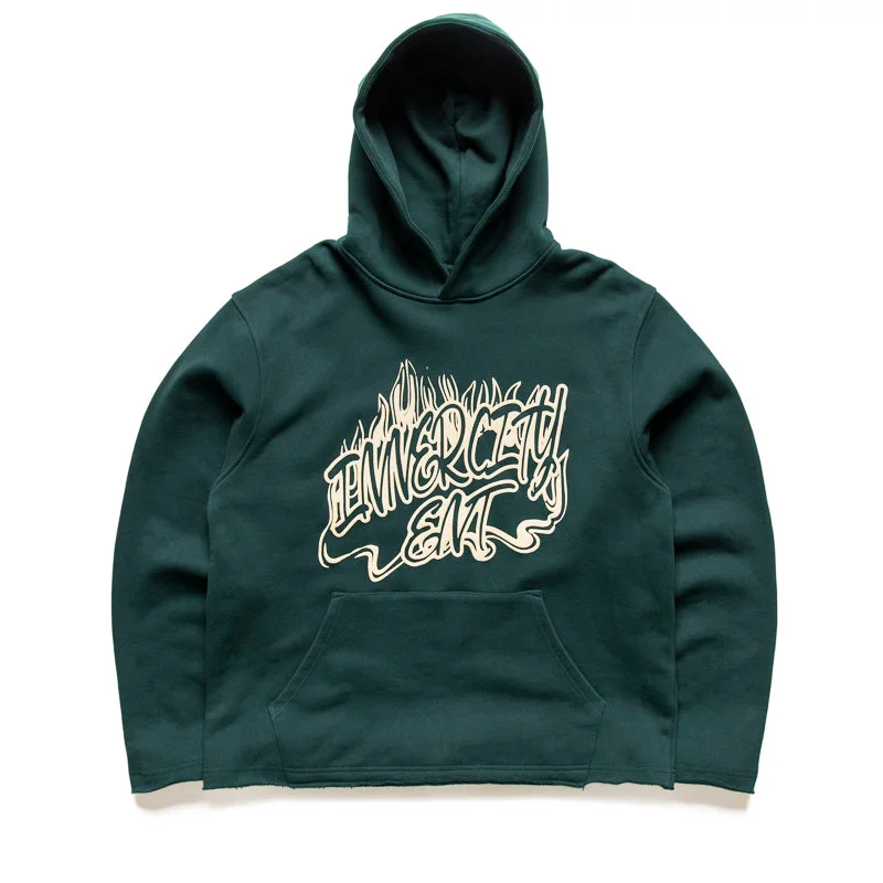 Honor The Gift Entertainment Hoodie - Green Hoodie with Patch Decorative Personalized