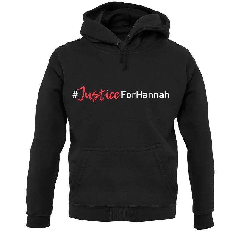 Justice For Hannah Unisex Hoodie Hoodie with Double Zipper Versatile Adjustable