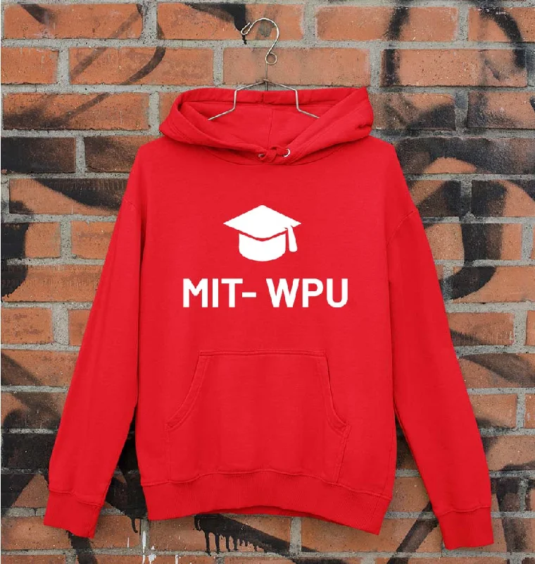 MIT WPU Unisex Hoodie for Men/Women Hoodie with Exposed Zipper Edgy Industrial