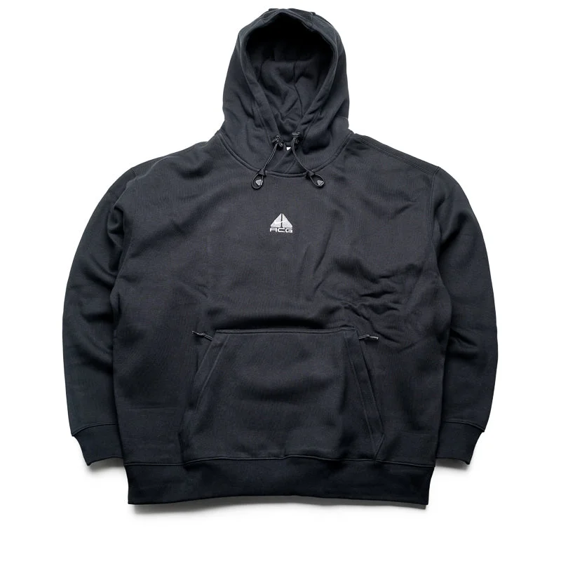 Nike ACG Therma-FIT Hoodie - Black/Anthracite Cotton Hoodie Fleece Lining Warmth