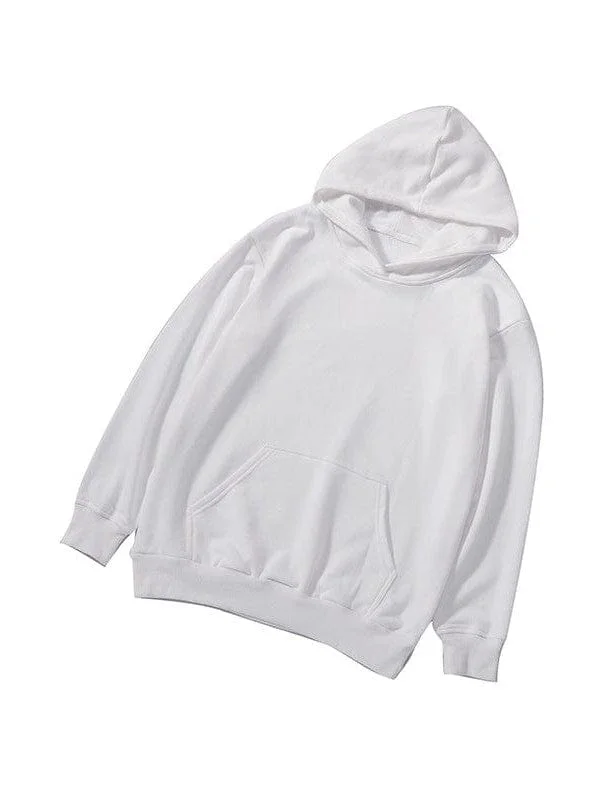 Oversized Sweatshirt Hoodie with Pocket Utility Practical