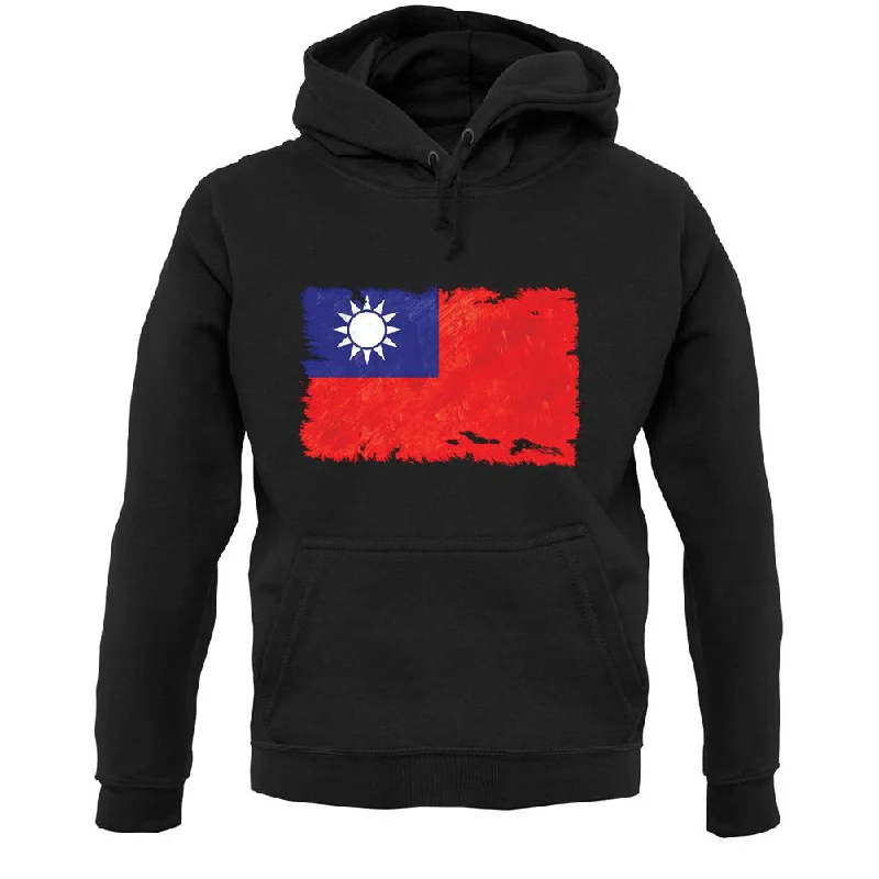 Republic Of China Grunge Style Flag Unisex Hoodie Hoodie Sweatshirt Pullover