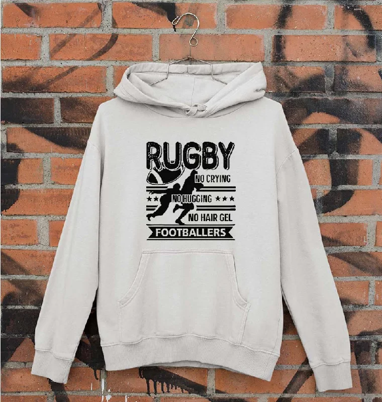 Rugby Unisex Hoodie for Men/Women Hoodie with Turtle Neck Cozy Winter