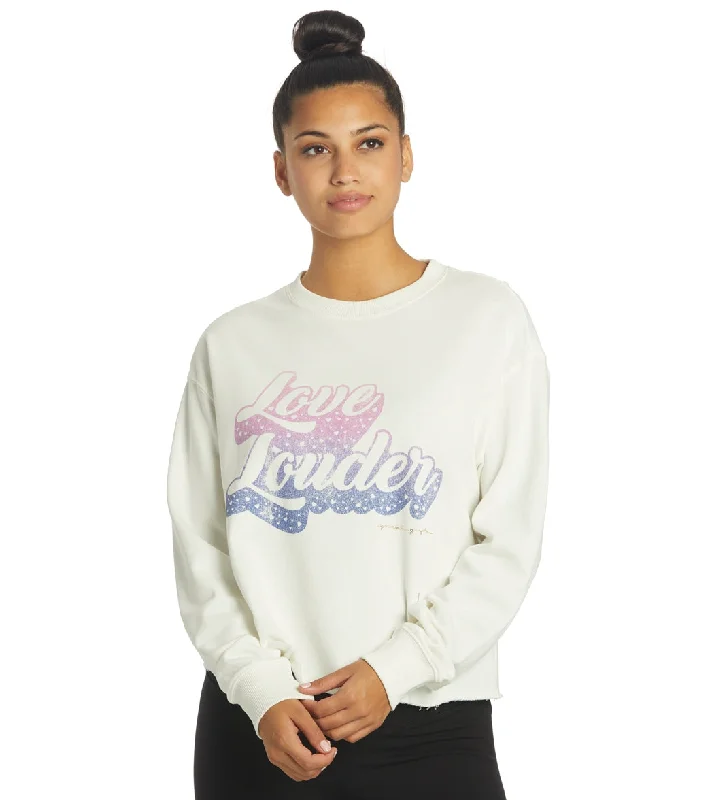 Spiritual Gangster Love Mazzy Pullover Sweatshirt Stone Hoodie with Raglan Sleeves Sporty Comfortable