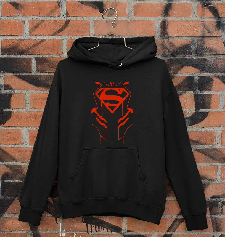 Superman Superhero Unisex Hoodie for Men/Women Hoodie with Slim Fit Tailored Modern