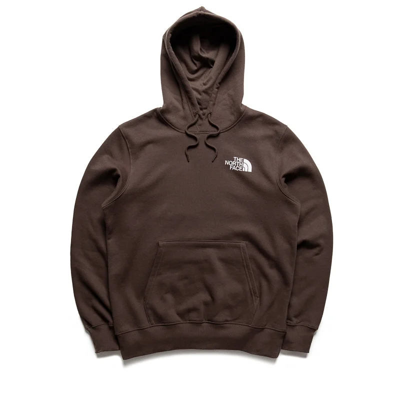 The North Face Suspended Hoodie - Smokey Brown Hoodie with Tie-Dye Psychedelic Retro