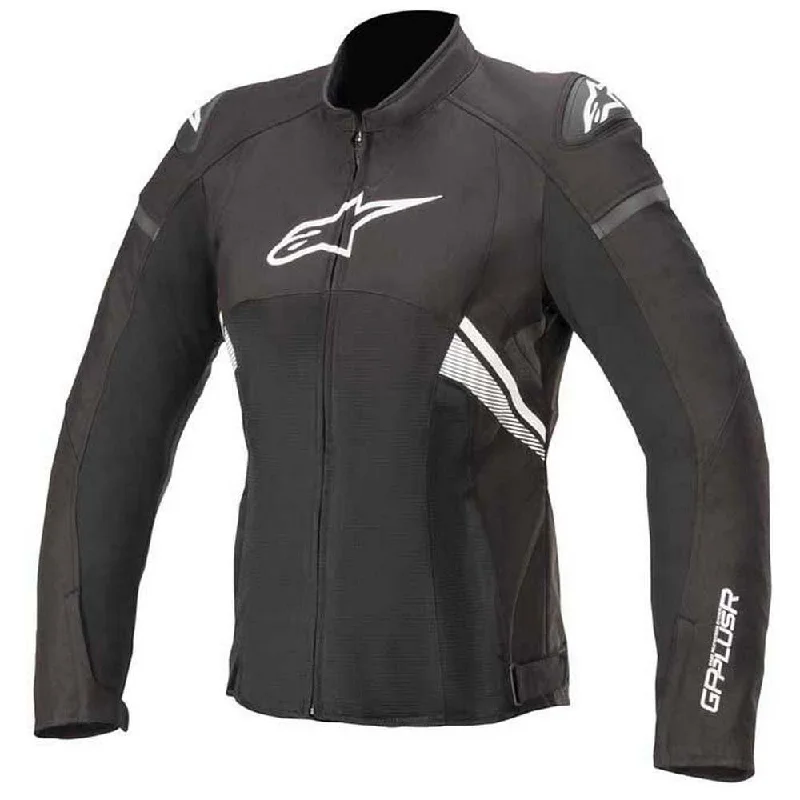 Alpinestars - Stella T-GP Plus R V3 Air Black/White Jacket Snapped Jacket Toggled Jacket Drawstring Jacket