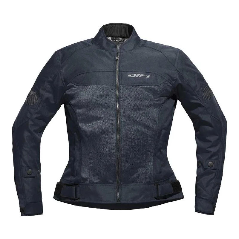 Difi - Ibiza Air Navy Ladies Jacket Snapped Jacket Toggled Jacket Drawstring Jacket