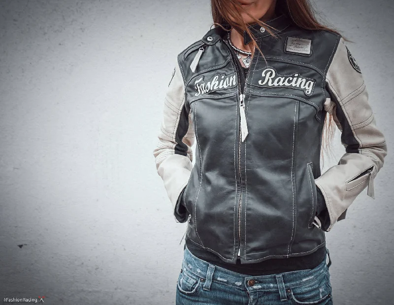 Leather Jacket / Woman leather jacket / Cafe Racer leather jacket / motorcycle leather jacket / custom leather jacket / biker leather jacket Satin Fabric Silk Fabric Chiffon Fabric