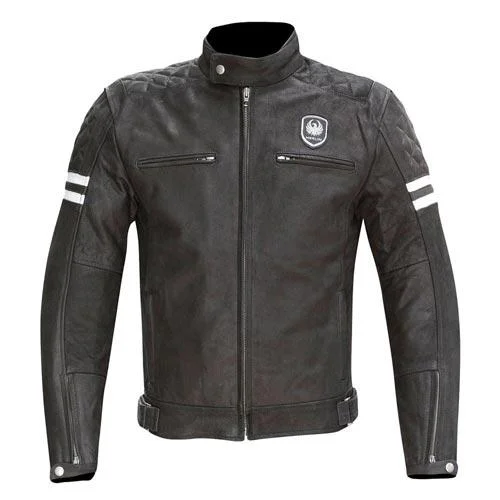 Merlin - Hixon Black Leather Jacket Jacket Blazer Coat