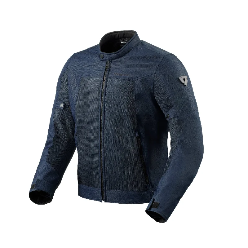 Rev-It - Dark Blue Eclipse 2 Vented Jacket Elasticated Jacket Padded Jacket Insulated Jacket