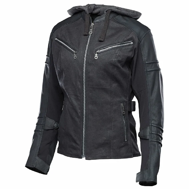 Women's Street Savvy™ Leather/Textile Jackets Knit Fabric Woven Fabric Fleece Fabric