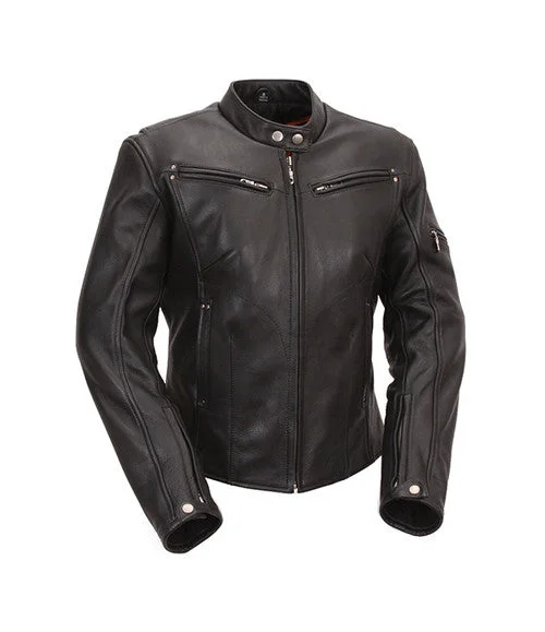 Scooter Jackets - Stay Safe and Look Good on Your Rides A-Line Jacket Boat Neck Shawl Collar