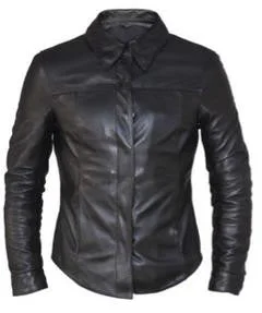 Women's Leather Shirt Great Lightweight Jacket for Riding Denim Jacket Leather Jacket Suede Jacket