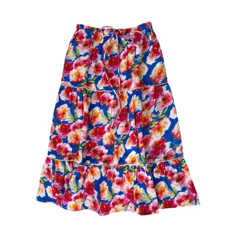 Bella & Lace Chelsea Skirt - Grans Garden linen skirt airy