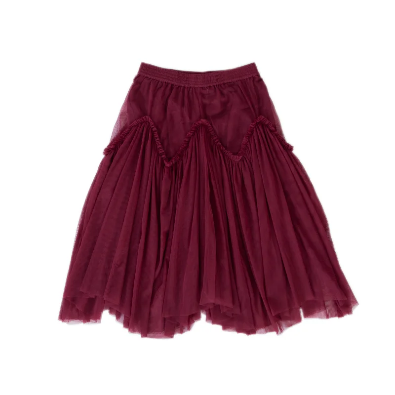 Peggy Harper Skirt - Hawthorne Rose wool skirt warm