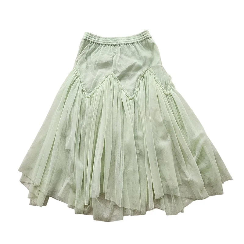 Peggy Harper Skirt - Sage corduroy skirt cozy