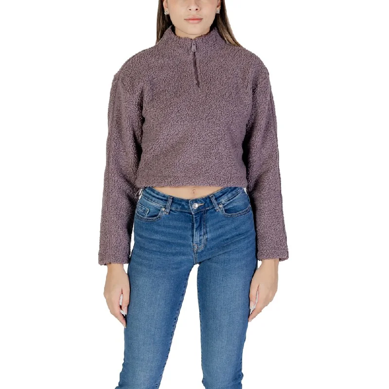 Calvin Klein Sport Purple Recycled Polyester Sweater Mesh Fabric Canvas Fabric Denim Fabric