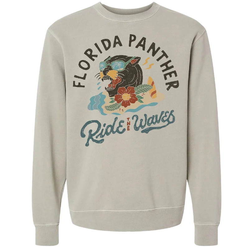 Florida Panther Sweater Ribbed Striped Patterned