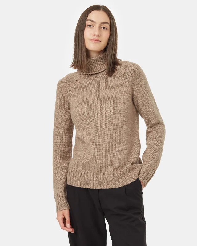 Highline Wool Turtleneck Sweater Slim Fit Regular Fit Oversized