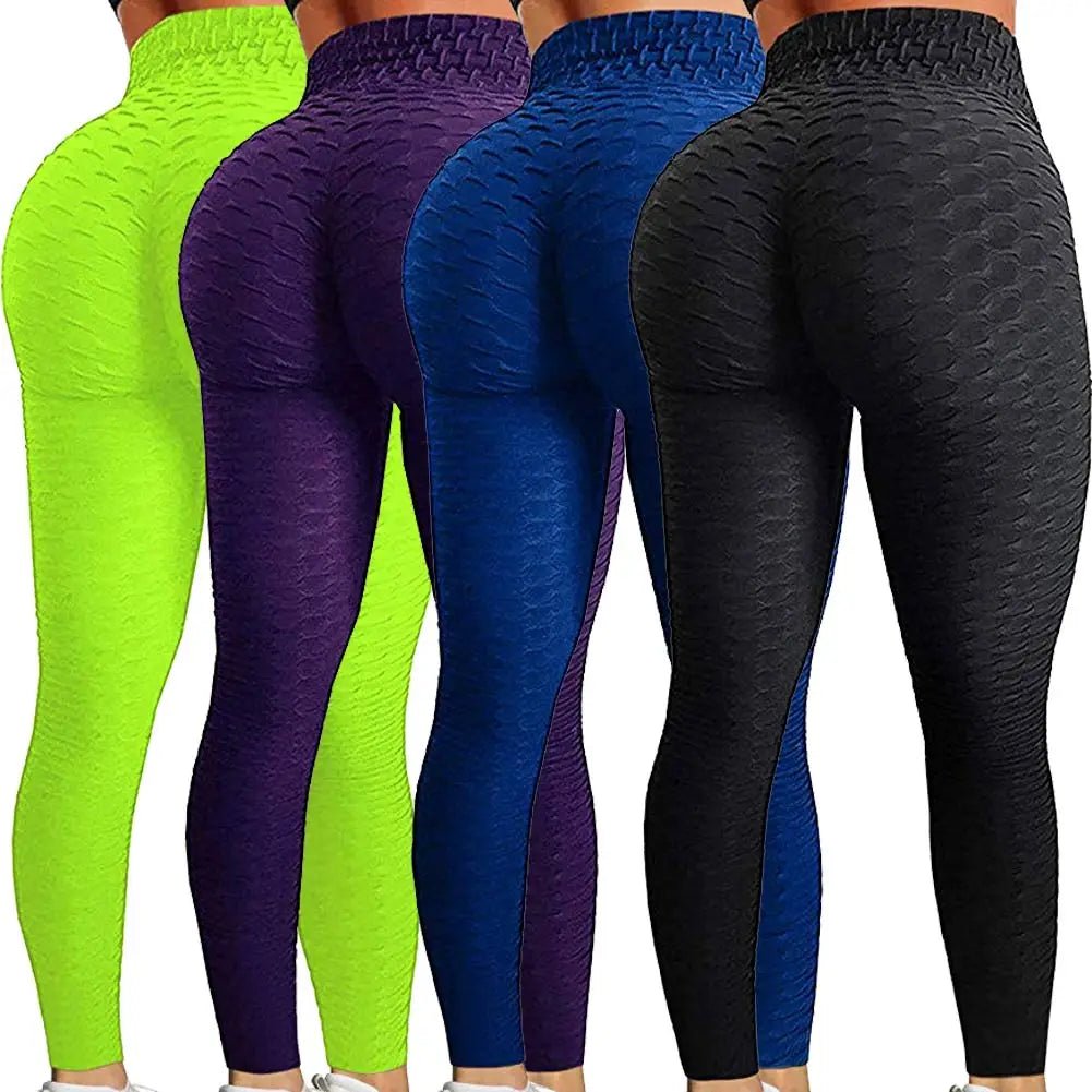 Women's Jacquard Sportswear Activia Fitness Yoga Pants Scrunch Butt Lift Gym Yoga Skinny Tights Leggings For Women Trendy Tie-Dye Leggings