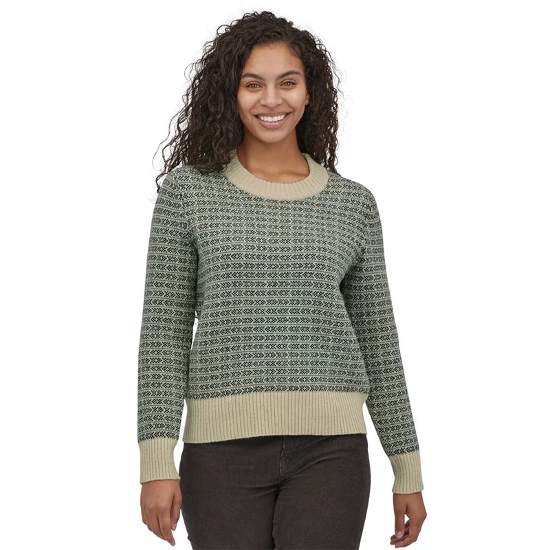 Patagonia 51025 W's Recycled Wool Crew Sweater Thin Thick Dense