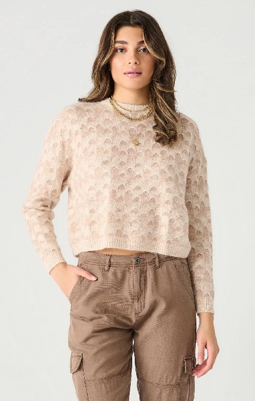 Scallop Stitch Sweater Lightweight Heavyweight Midweight