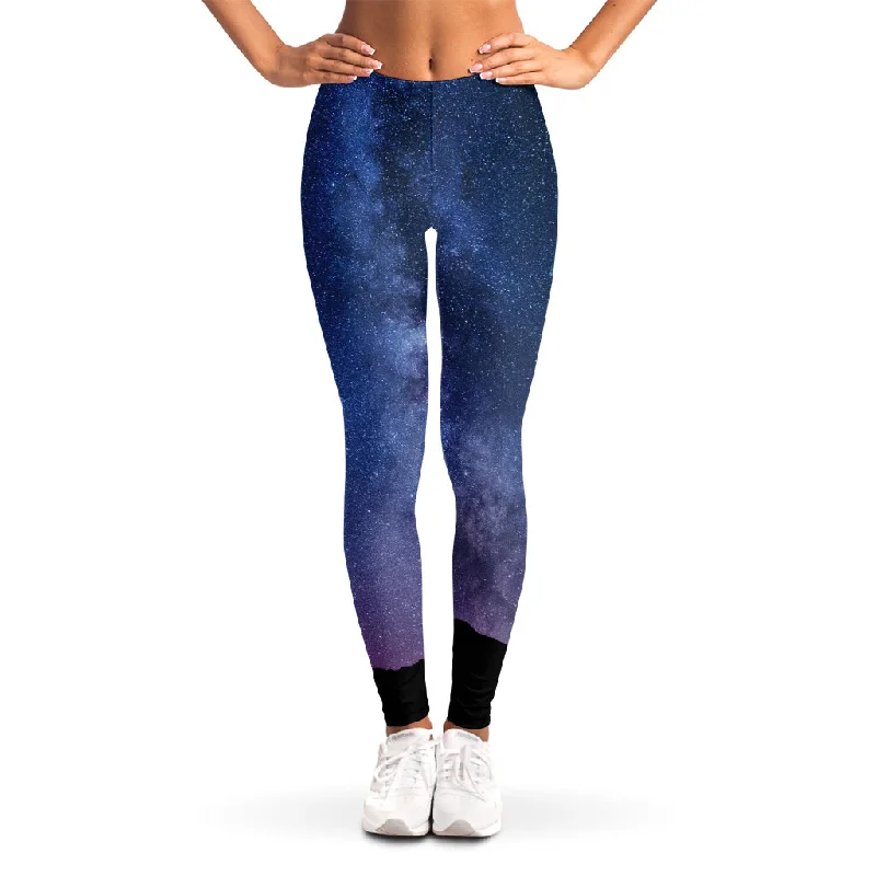 Stars Night Milky Way Print Women's Leggings Stylish Ultra Stretch Leggings