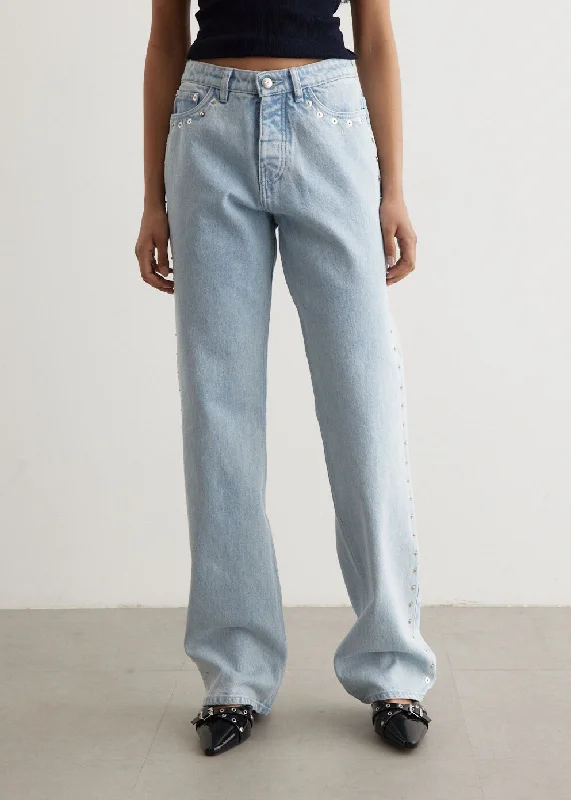 Crowd Jeans Chic Vintage-Inspired Denim Jeans