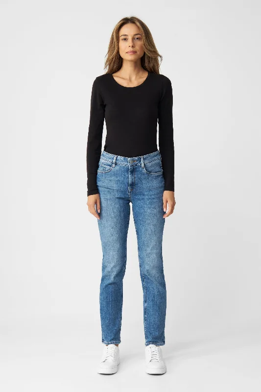 Stellar Slim Jeans Faded Blue Fashionable Bootcut Jeans