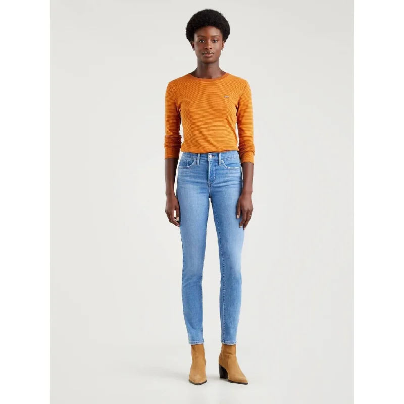 Levi's Shaping Slim Jeans - Tribeca Sun Stylish Acid-Wash Jeans