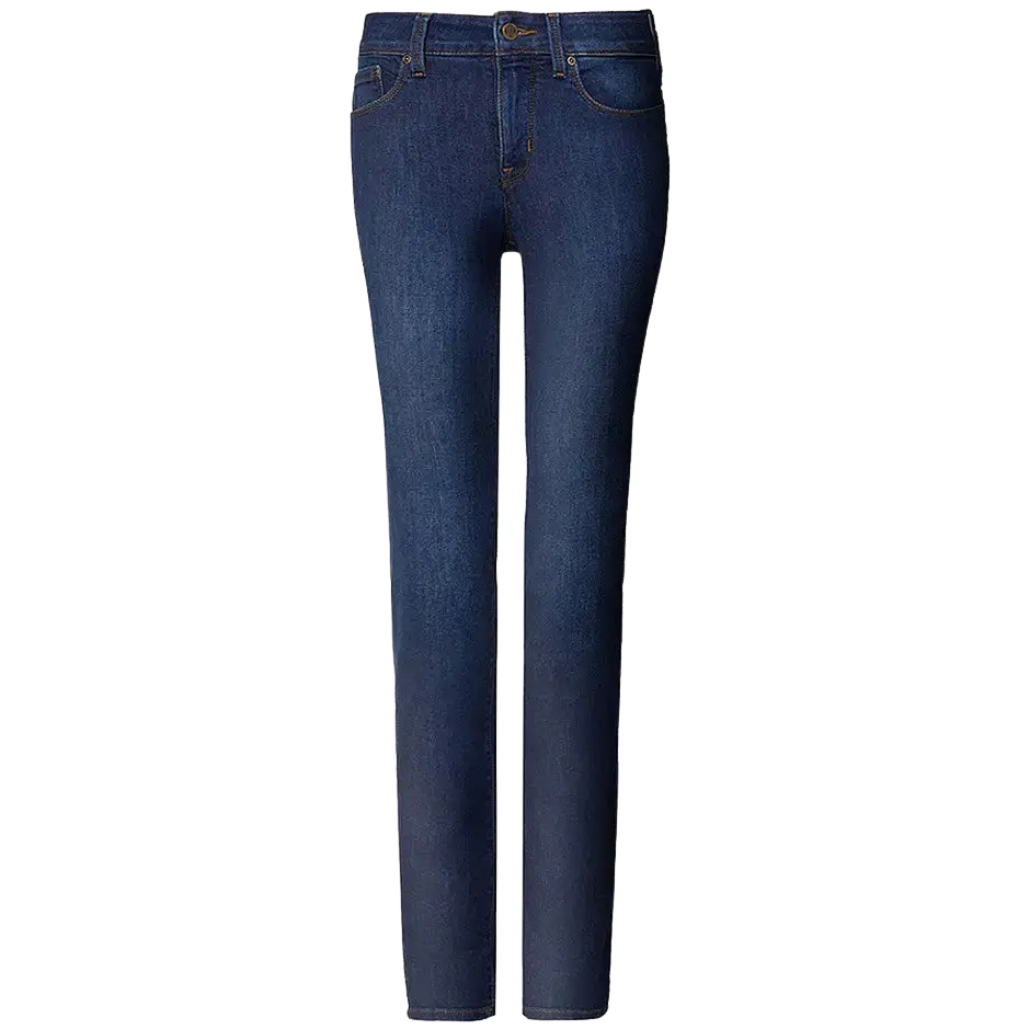 NYDJ Marilyn Straight Leg Jeans in Cooper Trendy Layered Pocket Jeans