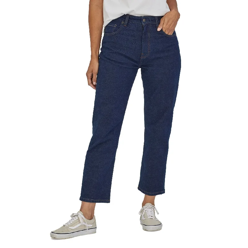 W's Straight Fit Jeans - Organic & Recycled Cotton Fashionable Cropped Denim Jeans