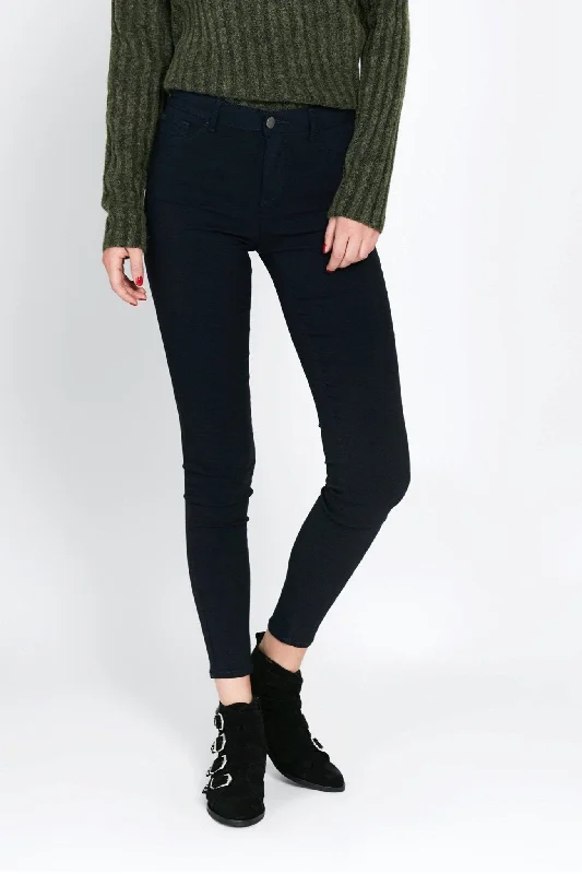 Pieces Jeans - Navy Blazer (mid waist) Stylish High-Waist Jeans